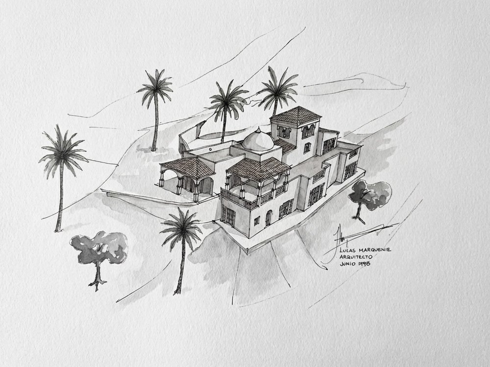 Primer boceto de Los Morontes